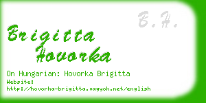 brigitta hovorka business card